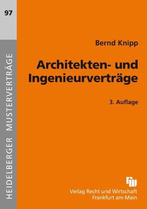 Architekten- und Ingenieurverträge von Knipp,  Bernd