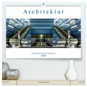 Architektur – Ansichten, Blickwinkel, Perspektiven (hochwertiger Premium Wandkalender 2024 DIN A2 quer), Kunstdruck in Hochglanz von Eugster,  Armin