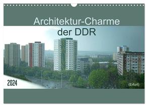 Architektur-Charme der DDR (Erfurt) (Wandkalender 2024 DIN A3 quer), CALVENDO Monatskalender von Flori0,  Flori0