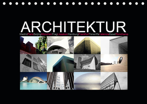 Architektur [Madrid, Paris, Beijing, München, Prag, Lissabon, Hamburg, Frankfurt, Teneriffa, Valencia, Basel, Ronchamp] (Tischkalender 2021 DIN A5 quer) von photography [Daniel Slusarcik],  D.S