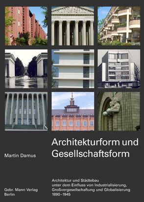 Architekturform und Gesellschaftsform von Damus,  Martin