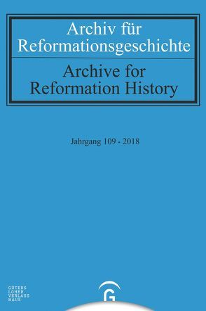 Archiv für Reformationsgeschichte – Aufsatzband