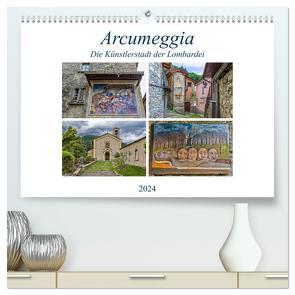 Arcumeggia – Die Künstlerstadt der Lombardei (hochwertiger Premium Wandkalender 2024 DIN A2 quer), Kunstdruck in Hochglanz von Di Chito,  Ursula