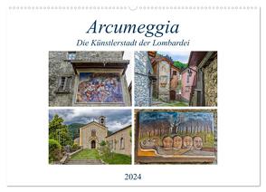 Arcumeggia – Die Künstlerstadt der Lombardei (Wandkalender 2024 DIN A2 quer), CALVENDO Monatskalender von Di Chito,  Ursula