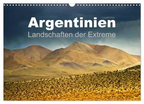 Argentinien Landschaften der Extreme (Wandkalender 2024 DIN A3 quer), CALVENDO Monatskalender von boeTtchEr,  U