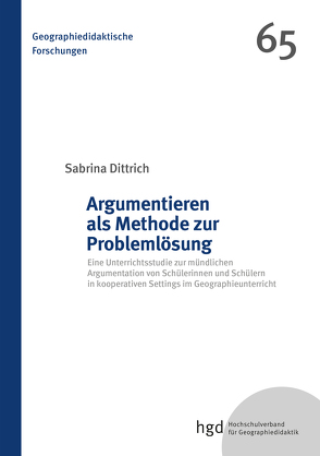 Argumentieren als Methode zur Problemlösung von Dittrich,  Sabrina