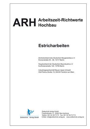 ARH-Tabelle Estricharbeiten