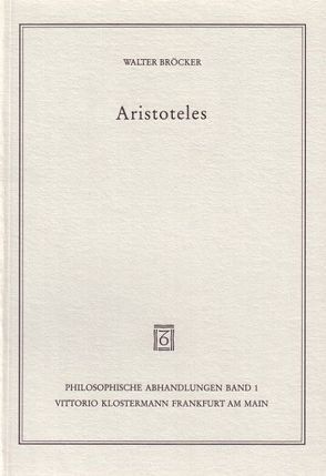 Aristoteles von Bröcker,  Walter