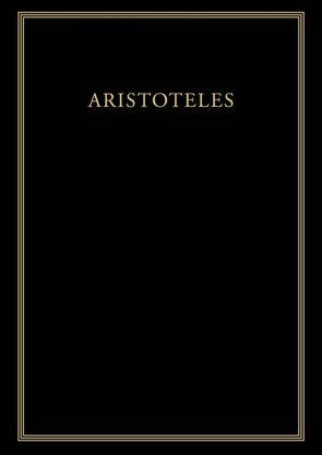 Aristoteles: Aristoteles Werke / Historia animalium, Buch V von Epstein,  Katharina