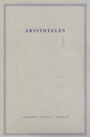 Aristoteles: Aristoteles Werke / Meteorologie. Über die Welt von Strohm,  Hans