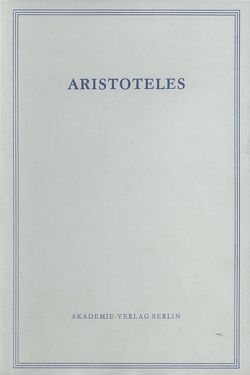 Aristoteles: Aristoteles Werke / Staat der Athener von Chambers,  Mortimer