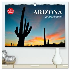 Arizona. Impressionen (hochwertiger Premium Wandkalender 2024 DIN A2 quer), Kunstdruck in Hochglanz von Stanzer,  Elisabeth