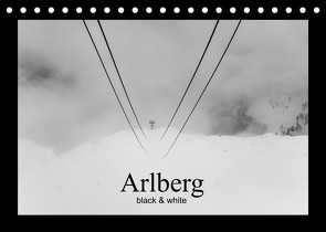 Arlberg black and white (Tischkalender 2022 DIN A5 quer) von Männel - studio-fifty-five,  Ulrich