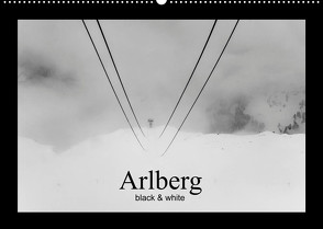 Arlberg black and white (Wandkalender 2022 DIN A2 quer) von Männel - studio-fifty-five,  Ulrich