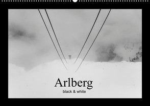 Arlberg black and white (Wandkalender 2023 DIN A2 quer) von Männel - studio-fifty-five,  Ulrich