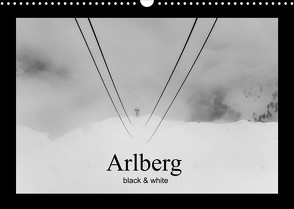 Arlberg black and white (Wandkalender 2023 DIN A3 quer) von Männel - studio-fifty-five,  Ulrich