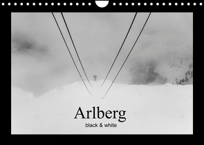 Arlberg black and white (Wandkalender 2023 DIN A4 quer) von Männel - studio-fifty-five,  Ulrich