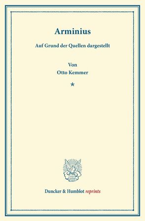 Arminius. von Kemmer,  Otto