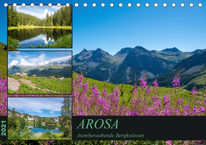 Arosa – Atemberaubende Bergkulissen (Tischkalender 2021 DIN A5 quer) von KellmannArt