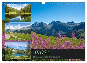 Arosa – Atemberaubende Bergkulissen (Wandkalender 2024 DIN A3 quer), CALVENDO Monatskalender von KellmannArt,  KellmannArt