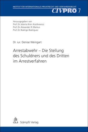 Arrestabwehr von Weingart,  Denise