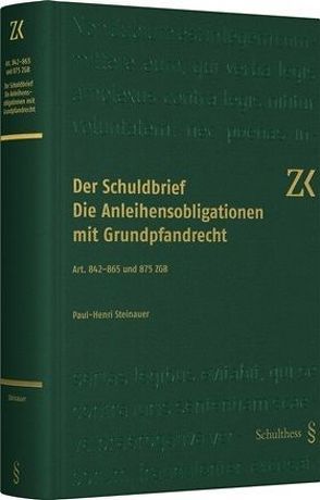 Art. 842-865 und 875 ZGB von Steinauer,  Paul-Henri