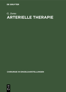 Arterielle Therapie von Jorns,  G.