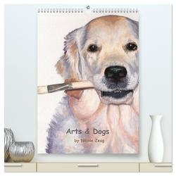 Arts & Dogs (hochwertiger Premium Wandkalender 2024 DIN A2 hoch), Kunstdruck in Hochglanz von Zeug,  Nicole