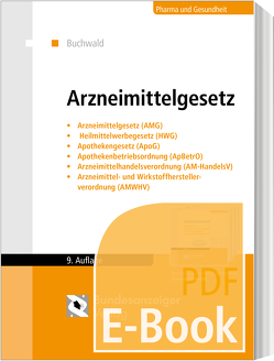 Arzneimittelgesetz (E-Book) von Buchwald,  Hans