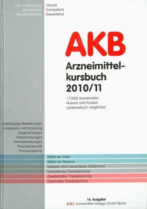 Arzneimittelkursbuch 2010/11