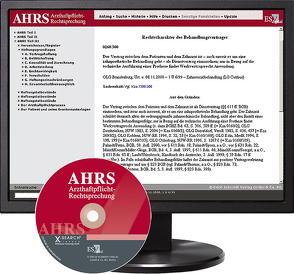 Arzthaftpflicht-Rechtsprechung digital / Arzthaftpflicht-Rechtsprechung I-III – bei Kombibezug Print und CD-ROM von Ankermann,  Ernst, Bischoff,  Rolf, Dressler,  Wolf-Dieter, Kullmann,  Hans Josef, Pauge,  Burkhard, Stöhr,  Karlheinz, Zoll,  Karl-Hermann