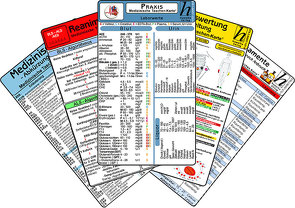 Arztpraxis Karten-Set – praktisches Set mit Laborwerten, Medikamenten-Haltbarkeit, Reanimation, EKG Auswertung & med. Abkürzungen von Verlag Hawelka