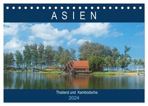 Asien – Thailand und Kambodscha (Tischkalender 2024 DIN A5 quer), CALVENDO Monatskalender von Styppa,  Robert