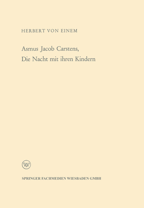 Asmus Jacob Carstens, Die Nacht mit ihren Kindern von Einem,  Herbert von