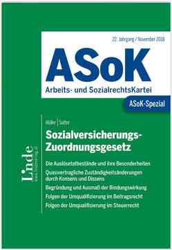 ASoK-Spezial Sozialversicherungs-Zuordnungsgesetz von Müller,  Rudolf, Sutter,  Franz