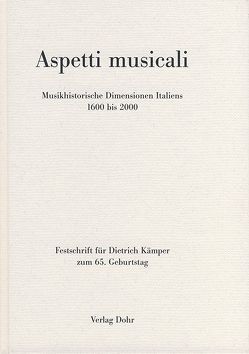 Aspetti musicali von Blumröder,  Christoph von, Bolín,  Norbert, Groth,  Renate, Misch,  Imke, Schmidt,  Hans, Synofzik,  Thomas