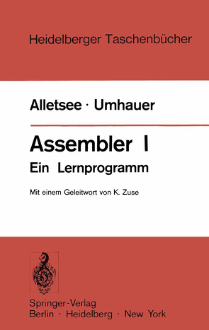 Assembler I von Alletsee,  R., Umhauer,  G., Zuse,  K.