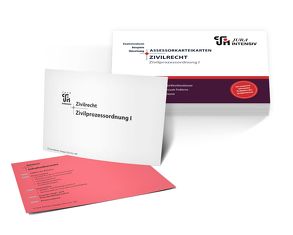 Assessor Karteikarten Zivilrecht – Zivilprozessordnung I von Soltner,  RA Oliver