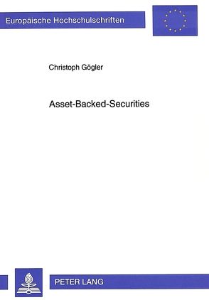 Asset-Backed-Securities von Gögler,  Christoph