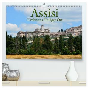 Assisi Umbriens Heiliger Ort (hochwertiger Premium Wandkalender 2024 DIN A2 quer), Kunstdruck in Hochglanz von van Wyk - www.germanpix.net,  Anke