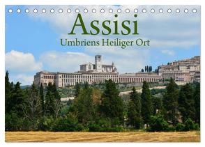 Assisi Umbriens Heiliger Ort (Tischkalender 2024 DIN A5 quer), CALVENDO Monatskalender von van Wyk - www.germanpix.net,  Anke