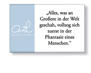 Astrid Lindgren Magnet „Phantasie“ von Lindgren,  Astrid