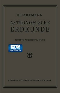 Astronomische Erdkunde von Hartmann,  Prof. Otto