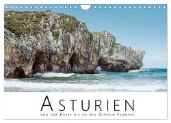 Asturien – Von der Küste bis zu den Gipfeln Europas (Wandkalender 2024 DIN A4 quer), CALVENDO Monatskalender von Pfau,  David