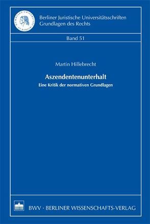 Aszendentenunterhalt von Hillebrecht,  Martin