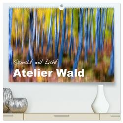 Atelier Wald – gemalt mit Licht (hochwertiger Premium Wandkalender 2024 DIN A2 quer), Kunstdruck in Hochglanz von BÖHME,  Ferry