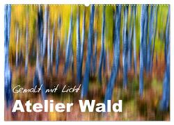 Atelier Wald – gemalt mit Licht (Wandkalender 2024 DIN A2 quer), CALVENDO Monatskalender von BÖHME,  Ferry