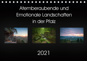 Atemberaubende und Emotionale Landschaften in der Pfalz (Tischkalender 2021 DIN A5 quer) von Wojtas,  Anna