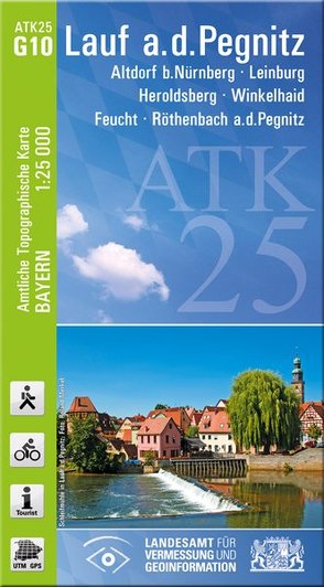 ATK25-G10 Lauf a.d.Pegnitz (Amtliche Topographische Karte 1:25000)