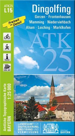 ATK25-L15 Dingolfing (Amtliche Topographische Karte 1:25000) von Landesamt für Digitalisierung,  Breitband und Vermessung,  Bayern